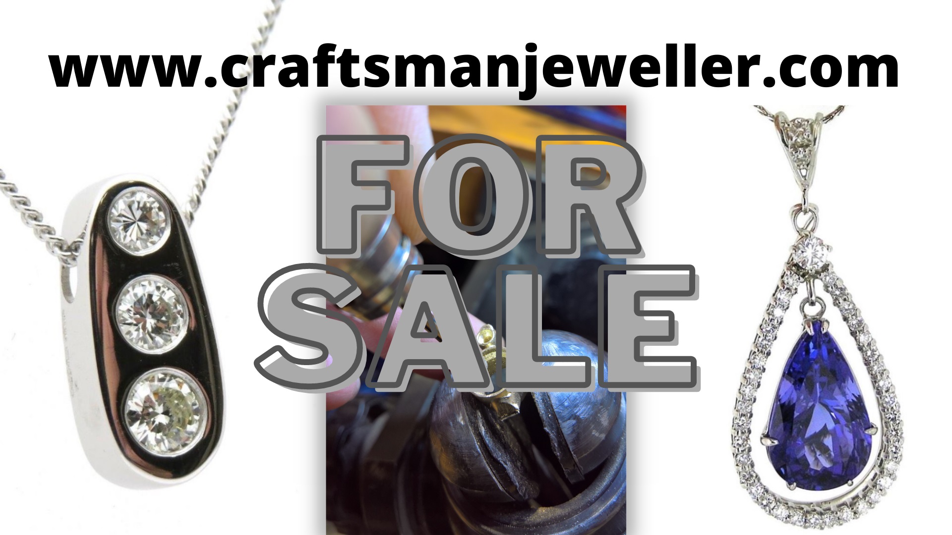 a banner for craftsmanjeweller.com domain for sale by strongfields the jeweller