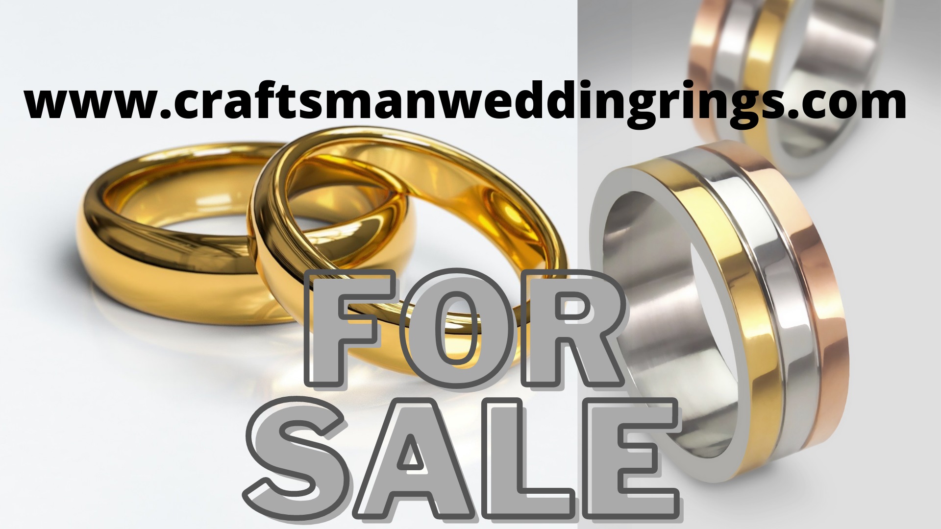 various craftsman made wedding rings advertising domain for sale craftsmanweddingrings.com 