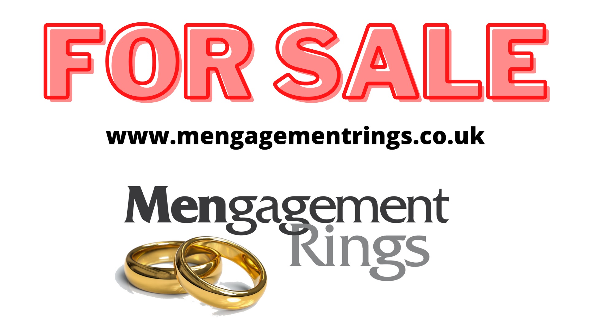 banner displaying mens premium mengagement rings from strongfields mengagementrings.co.uk domain is being offered for sale